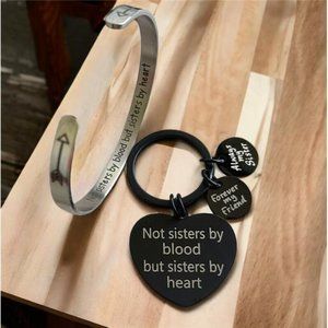 Special Present For BFF | Not Sister By Blood But Sisters By Heart Sisters